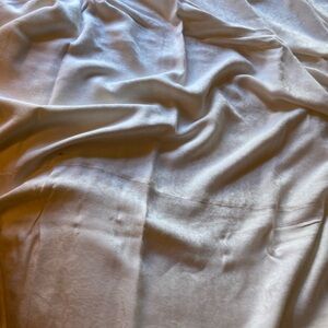 Vintage Paperwhite Linen queen duvet cover button closure hem stitch at flange